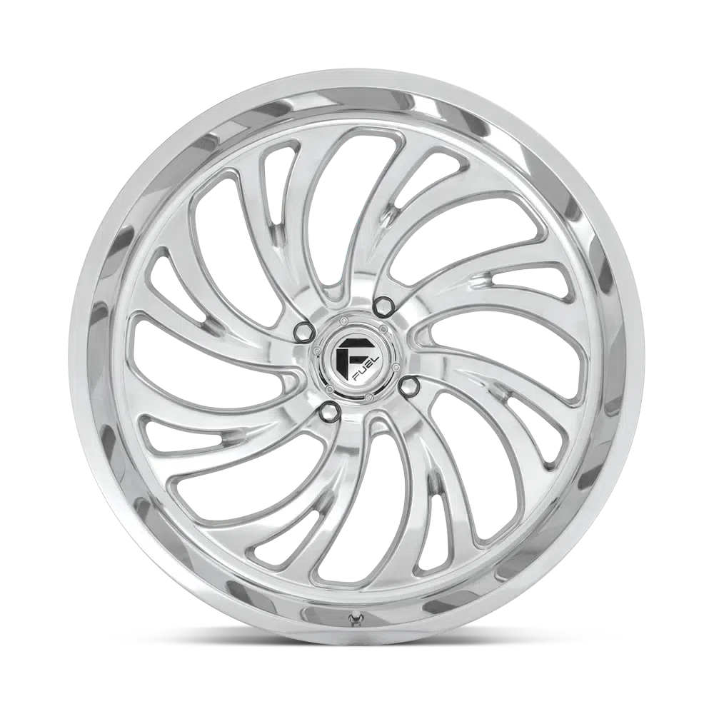 FUEL WHEELS KOMPRESSOR-Wheels-Fuel Wheels-GLOSS BLACK MILLED-18&quot; diameter - 18X7 13mm offset - 4X137 bolt pattern-Black Market UTV