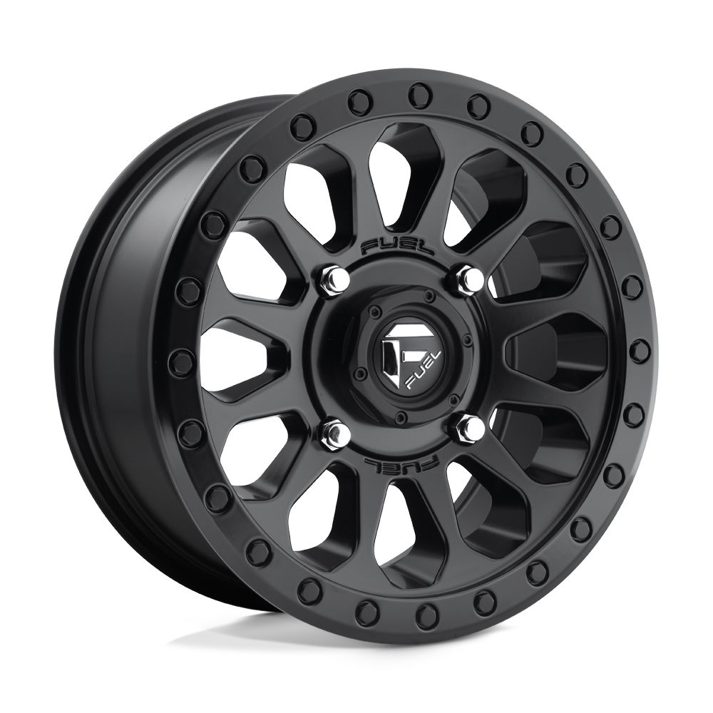 FUEL WHEELS VECTOR UTV-Wheels-Fuel Wheels-Matte Black-14&quot; diameter - 14X7 13mm offset - 4X156 bolt pattern-Black Market UTV