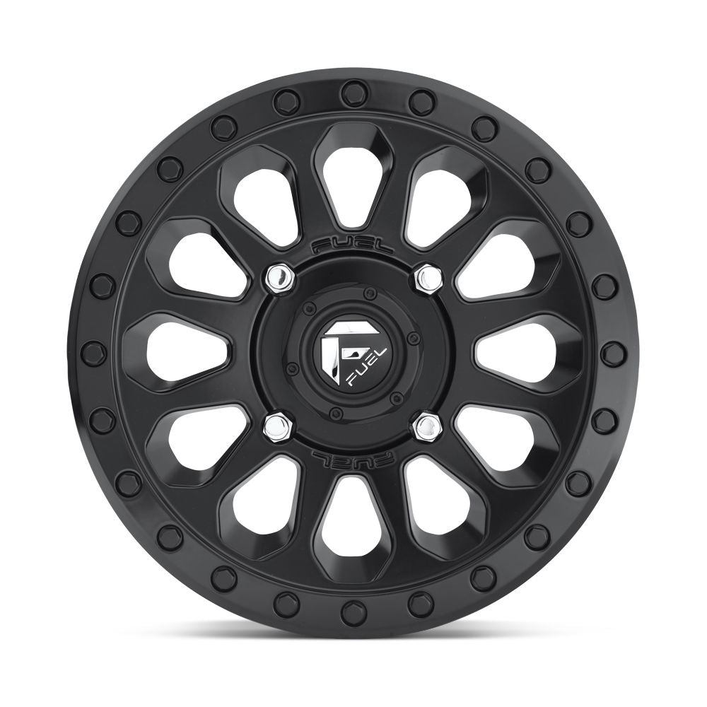 FUEL WHEELS VECTOR UTV-Wheels-Fuel Wheels-Matte Black-14&quot; diameter - 14X7 13mm offset - 4X156 bolt pattern-Black Market UTV