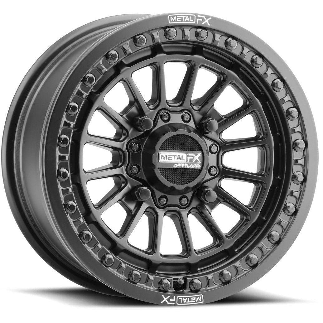 DELTA BEADLOCK WHEEL (SATIN BLACK)-Wheels-Metal FX Offroad-15x7 (25mm)-4x137-Black Market UTV