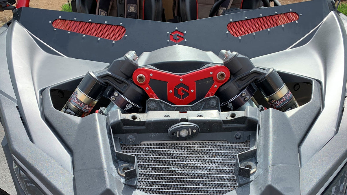 CAN AM X3 WIND DIFFUSER-Geiser Performance-BLACK/RAW-Black Market UTV