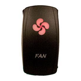 Dragonfire Racing LED Accessory Switch Fan Light-Switch-Dragonfire Racing-Red-Black Market UTV