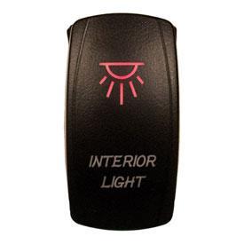 Dragonfire Racing LED Accessory Switch-Switch-Dragonfire Racing-Red Light-Interior Light-Black Market UTV