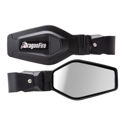 Dragonfire Racing Slayer Mirrors Black-Side Mirrors-Dragonfire Racing-Black-Black Market UTV