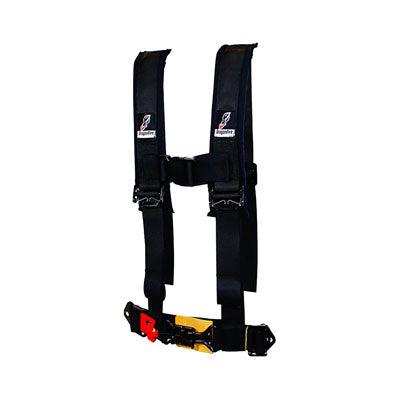 Dragonfire Racing Youth 4-Point H-Style Safety Harness 2&quot; Black-Harness-Dragonfire Racing-Black-2&quot;-Black Market UTV