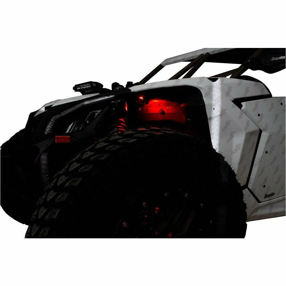 Dragonfire Racing - Bluetooth RGB Rock Light Pod Kit - 4 pc.-Lighting Kit-Dragonfire Racing-Black Market UTV