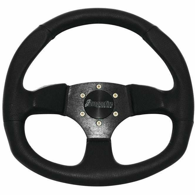 D SHAPED STEERING WHEEL 0" OFFSET (VINYL)