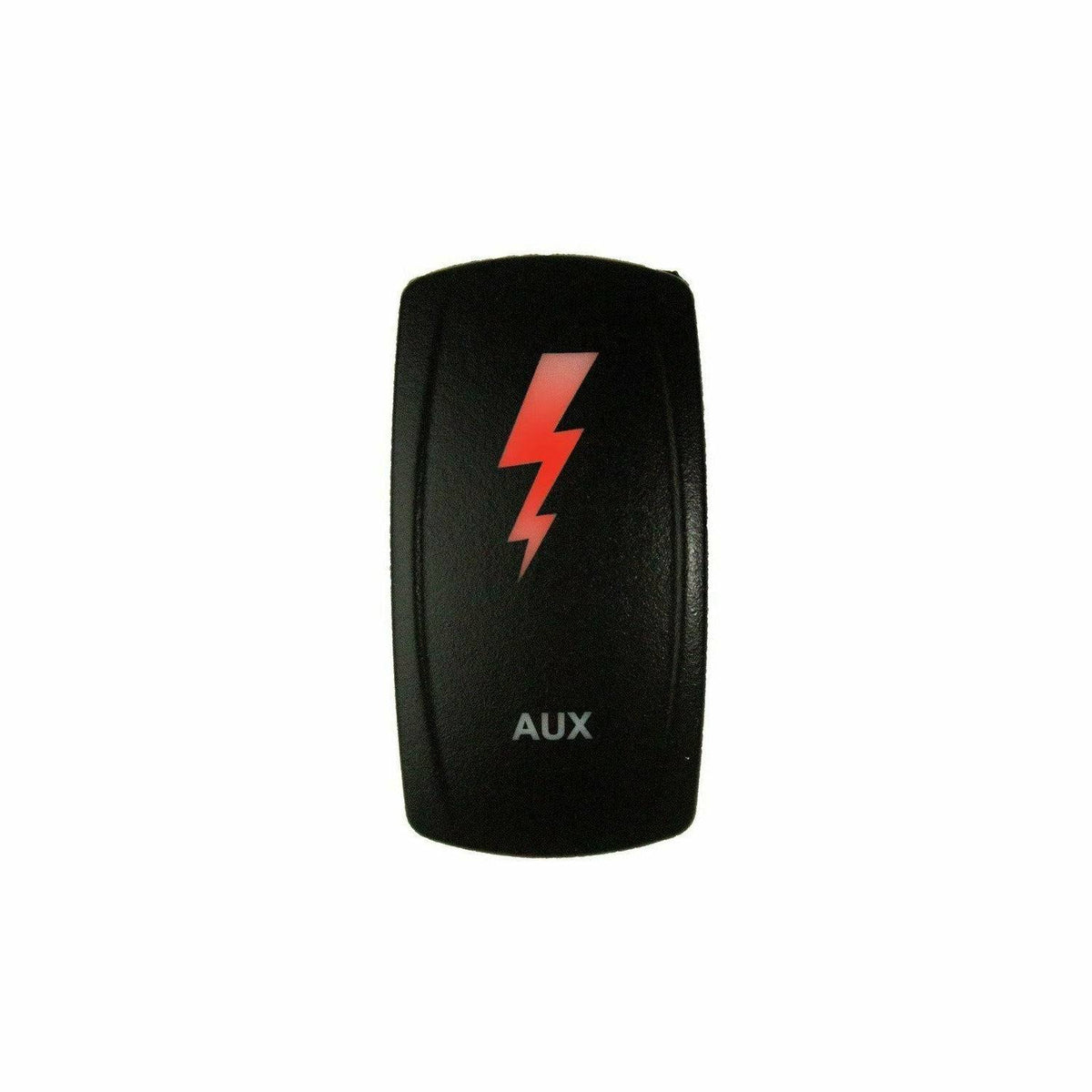 LASER-ETCHED DUAL LED AUX ON/OFF SWITCH-Switch-Dragonfire Racing-Red-Black Market UTV