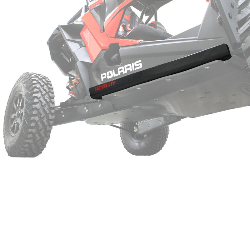 Polaris RZR XP 4 Turbo S UHMW Rock Sliders-Rock Sliders-Factory UTV-3/8"-Install with Factory UTV Skid Plate-Black Market UTV