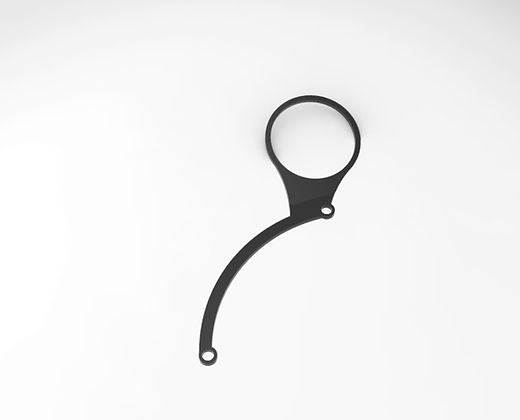 &#39;21-&#39;25 Can-Am X3 Bent Cluster Mount (X Series)-Gauge Mount-Razorback-Right Single-Black Market UTV