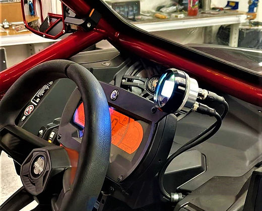&#39;21-&#39;25 Can-Am X3 Bent Cluster Mount (X Series)-Gauge Mount-Razorback-Right Single-Black Market UTV