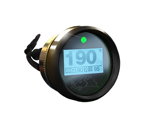 3.2 BLACKOUT Dimmable Infrared Belt Temp Gauge-Belt Temp Gauge-Razorback-15ft (4 Seater)-Obsidian Black-No Not Needed-Black Market UTV