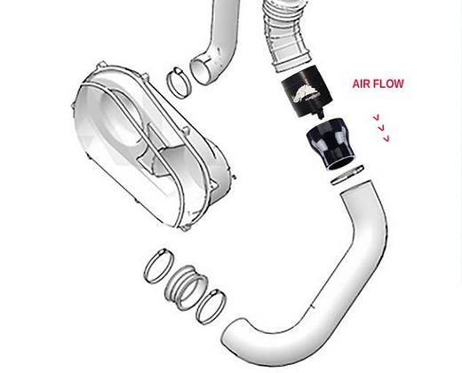 Belt Cooling Fan Adapters/Hoses-Cooling Fan-Razorback-16'-23' Maverick X3 ($50)-Black Market UTV