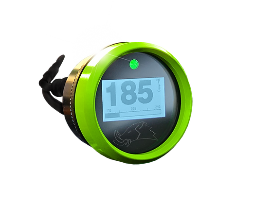 3.2 BLACKOUT Dimmable Infrared Belt Temp Gauge-Belt Temp Gauge-Razorback-15ft (4 Seater)-Manta Green-No Not Needed-Black Market UTV