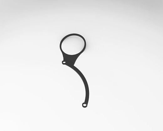 &#39;21-&#39;25 Can-Am X3 Bent Cluster Mount (X Series)-Gauge Mount-Razorback-Right Single-Black Market UTV