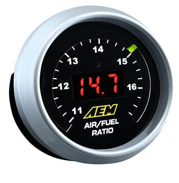 AEM CLASSIC DIGITAL WIDEBAND AFR GAUGE (SENSOR NOT INCLUDED)-Gauge-AEM-Black Market UTV