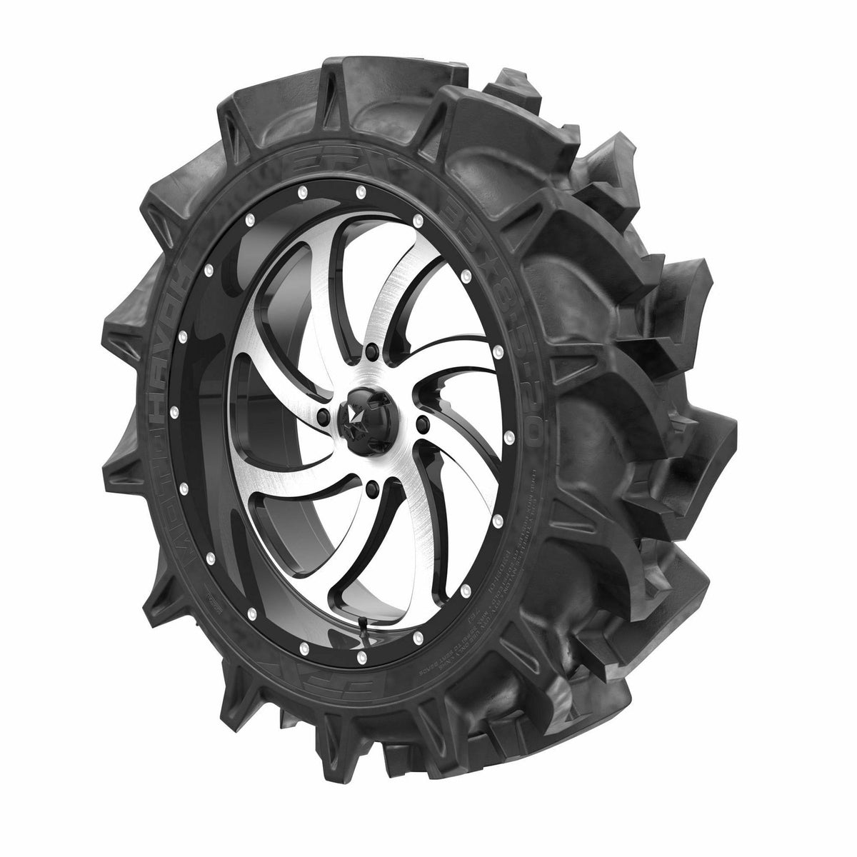 MotoHavok-Tires-EFX-28x8.5-14-Black Market UTV