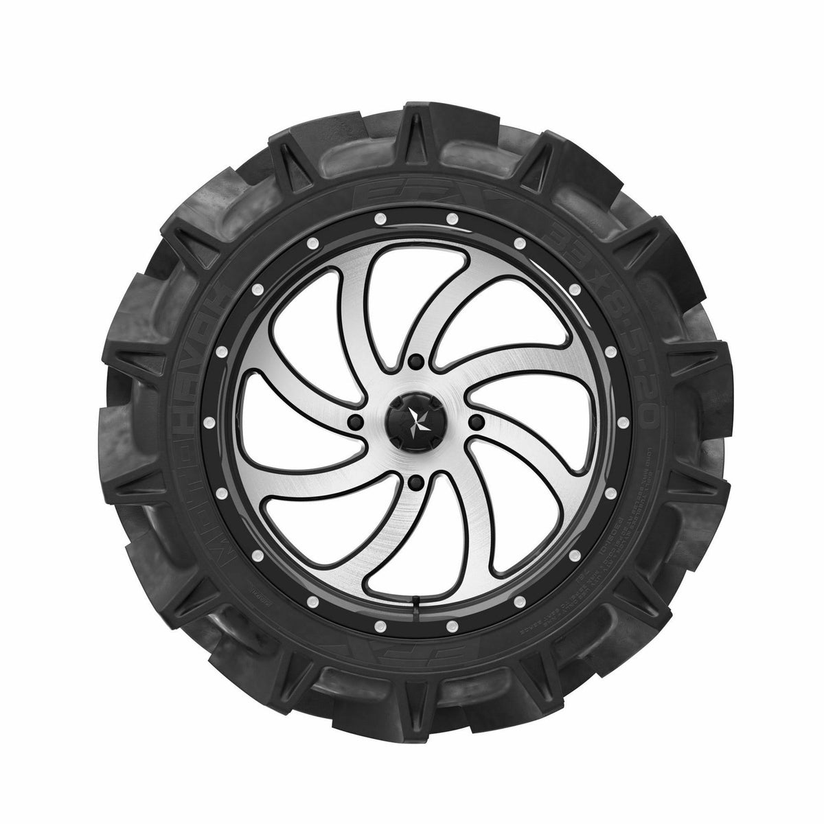 MotoHavok-Tires-EFX-28x8.5-14-Black Market UTV