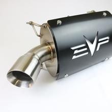 Polaris RZR XP Turbo &amp; Turbo S Magnum Side Exit Exhaust-Exhaust-EVP-Black-Slip On-Black Market UTV