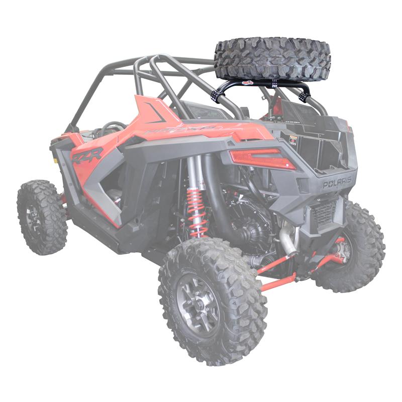 Polaris RZR Pro XP Dual Clamp Spare Tire Mount-Spare Tire Mounts-Factory UTV-Black Market UTV