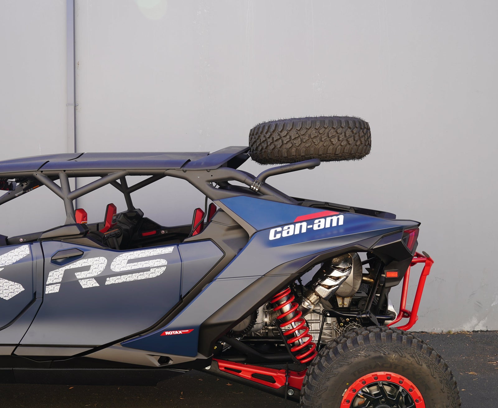 Can-Am Maverick R Mid-Height Dual Clamp Spare Tire Mount-Spare Tire Mounts-Factory UTV-Black Market UTV