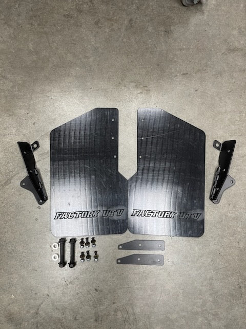Polaris RZR Pro R Rock Deflectors-Trailing Arm Guards-Factory UTV-Full UHMW-Black Market UTV