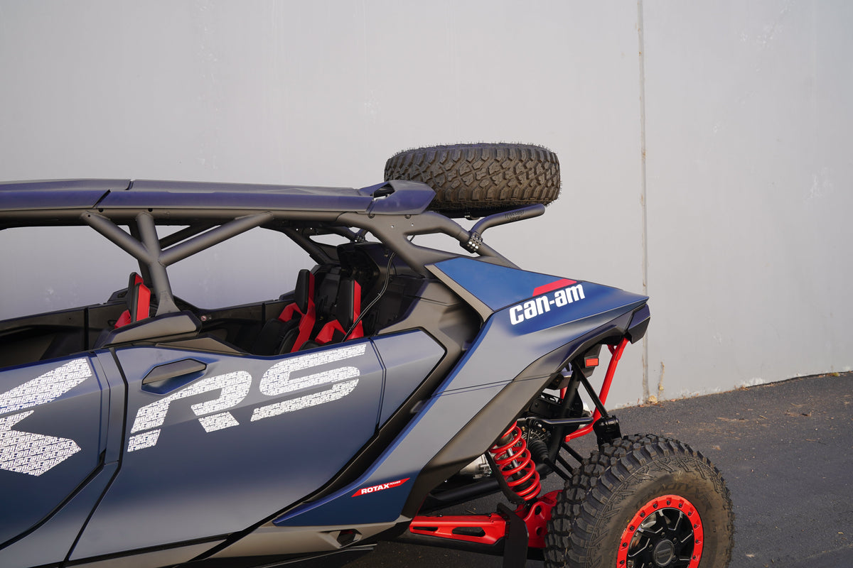 Can-Am Maverick R Mid-Height Dual Clamp Spare Tire Mount-Spare Tire Mounts-Factory UTV-Black Market UTV