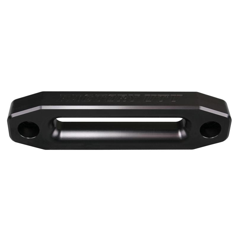 Can-Am Maverick X3 & X3 Max Winch Bumper-Bumper-Factory UTV-Fairlead cutout opening - with FUTV Black Anodized Billet Aluminum Fairlead-Black Market UTV