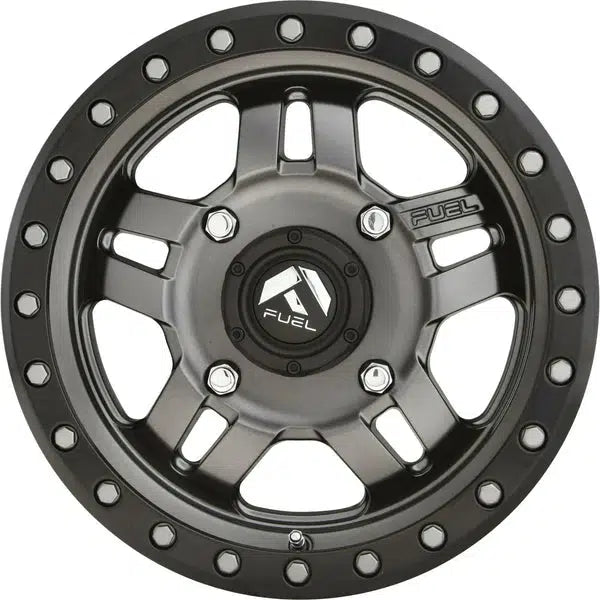 D558 ANZA WHEEL-Wheels-Fuel Wheels-14x7 +13m-4X156-Black Market UTV