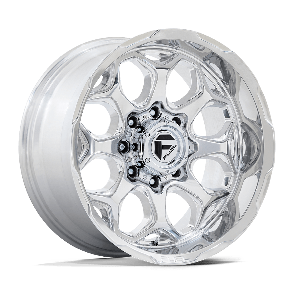 FUEL WHEELS SCEPTER-Wheels-Fuel Wheels-POLISHED MILLED-20&quot; diameter - 20X9 1mm offset - 5X127 bolt pattern-Black Market UTV