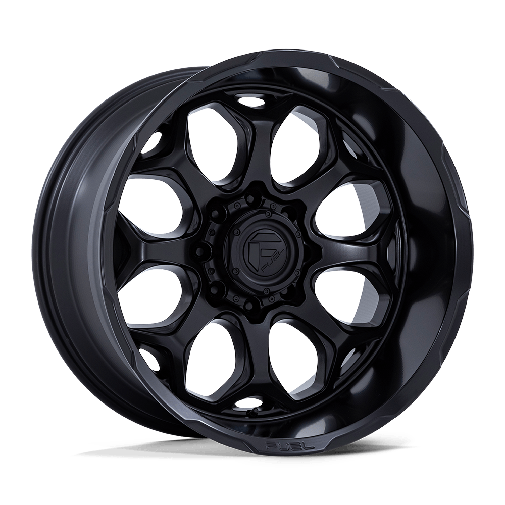 FUEL WHEELS SCEPTER-Wheels-Fuel Wheels-BLACKOUT-20&quot; diameter - 20X9 1mm offset - 5X127 bolt pattern-Black Market UTV