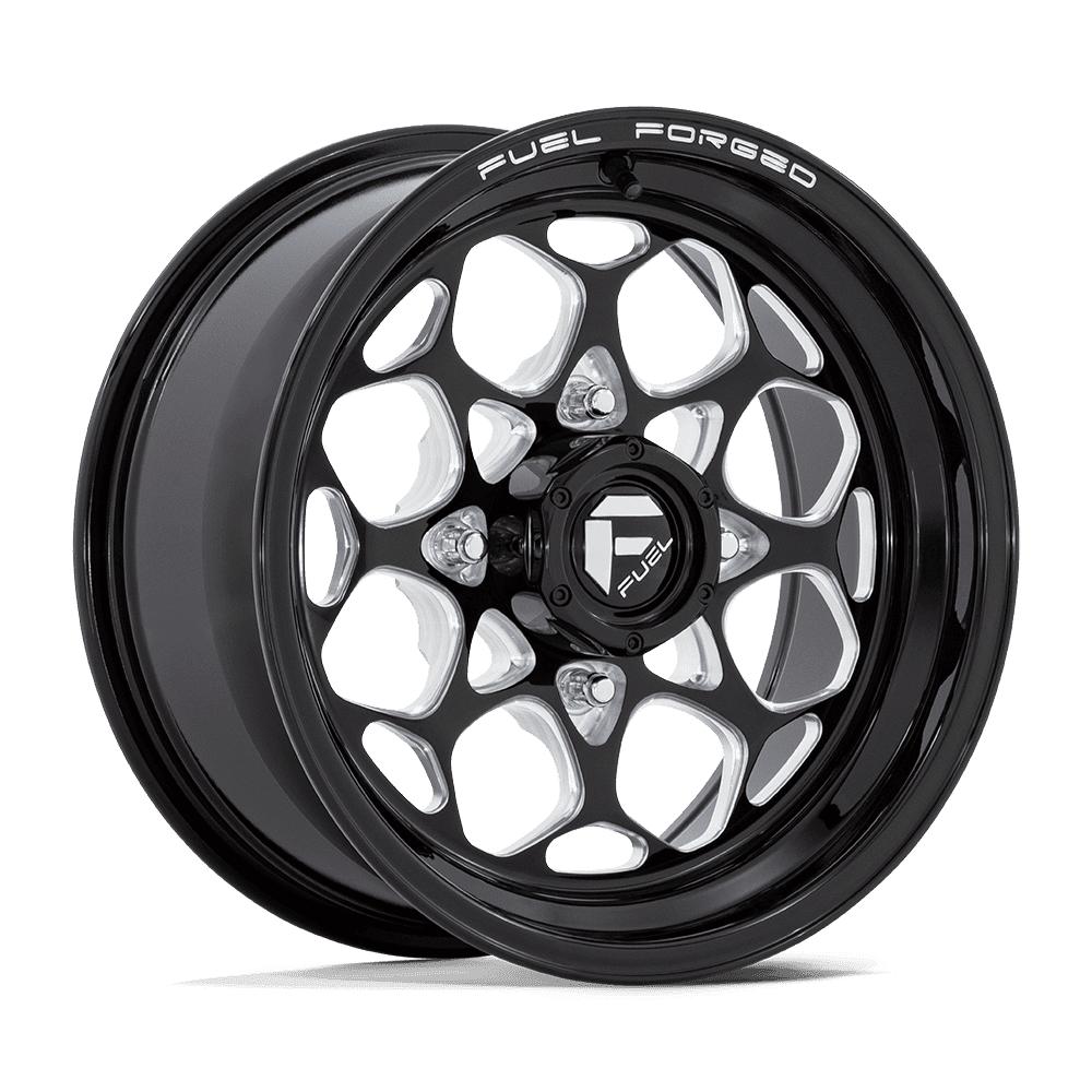 FV400 Scepter Forged Wheel-Wheels-Fuel Wheels-GLOSS BLACK MILLED-4x137-15x7 (10mm)-Black Market UTV