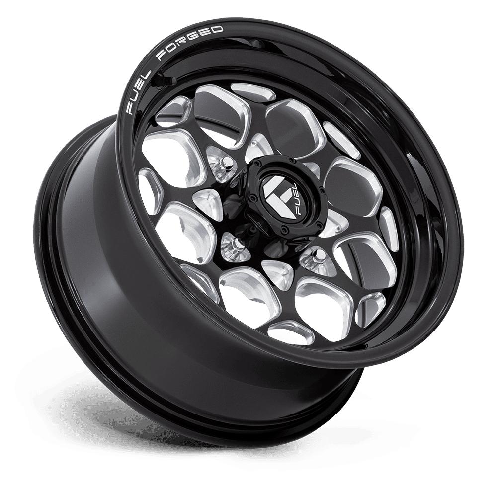 FV400 Scepter Forged Wheel-Wheels-Fuel Wheels-GLOSS BLACK MILLED-4x137-15x7 (10mm)-Black Market UTV