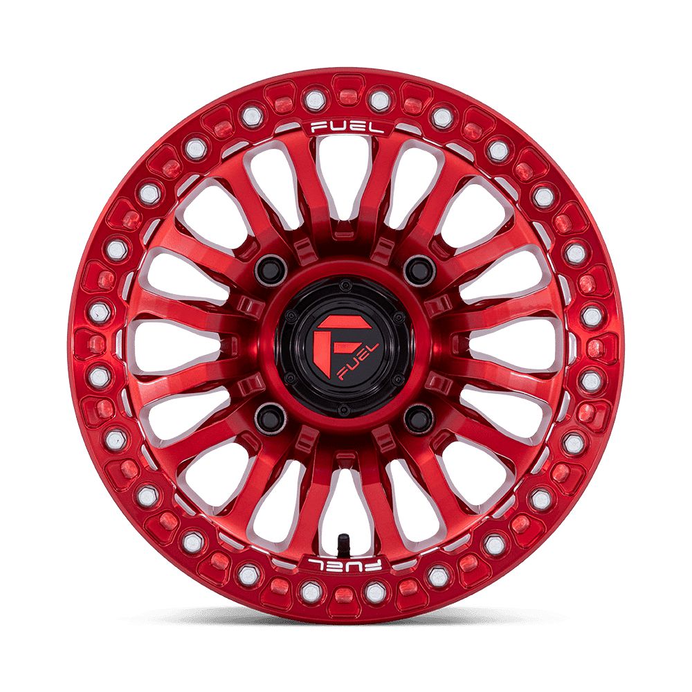 FUEL WHEELS RINCON UTV BEADLOCK-Wheels-Fuel Wheels-CANDY RED-15&quot; diameter - 15X7 10mm offset - 4X110 bolt pattern-Black Market UTV