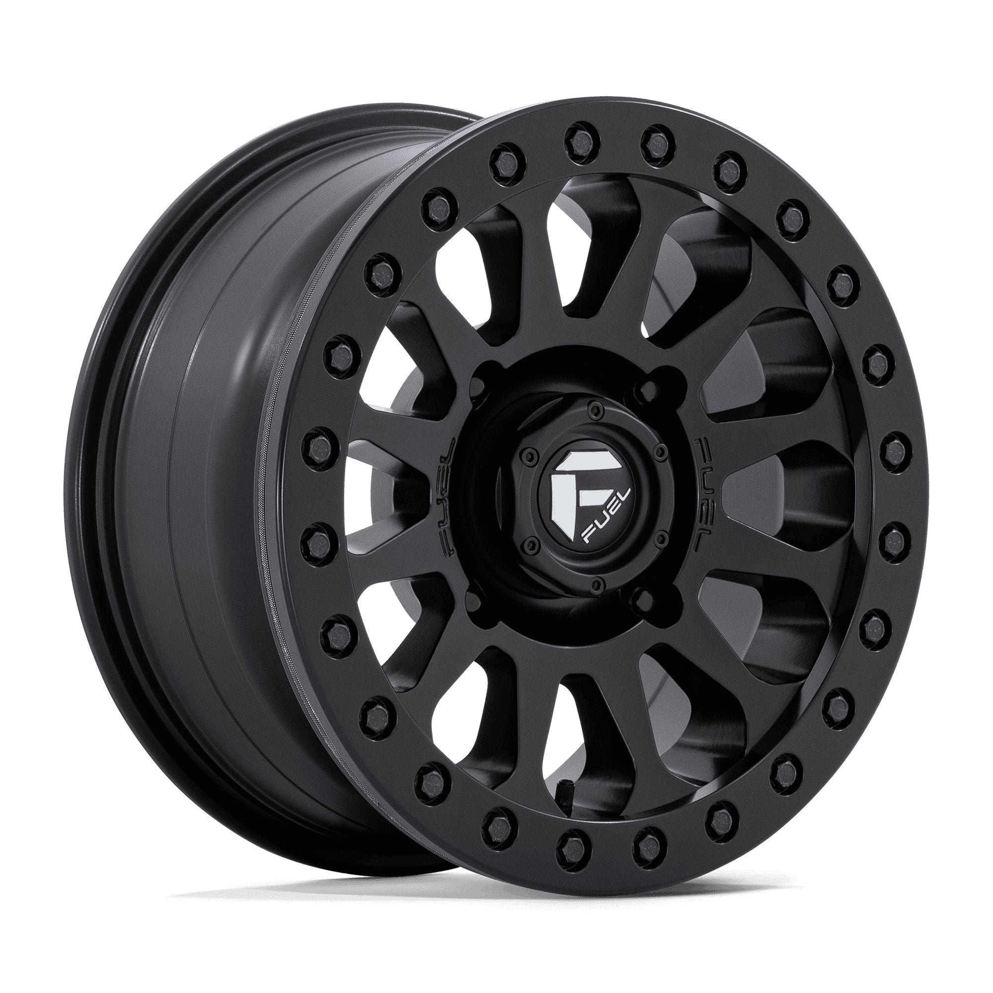 FUEL WHEELS VECTOR BEADLOCK-Wheels-Fuel Wheels-MATTE BLACK-14" diameter - 14X7 13mm offset - 4X156 bolt pattern-Black Market UTV