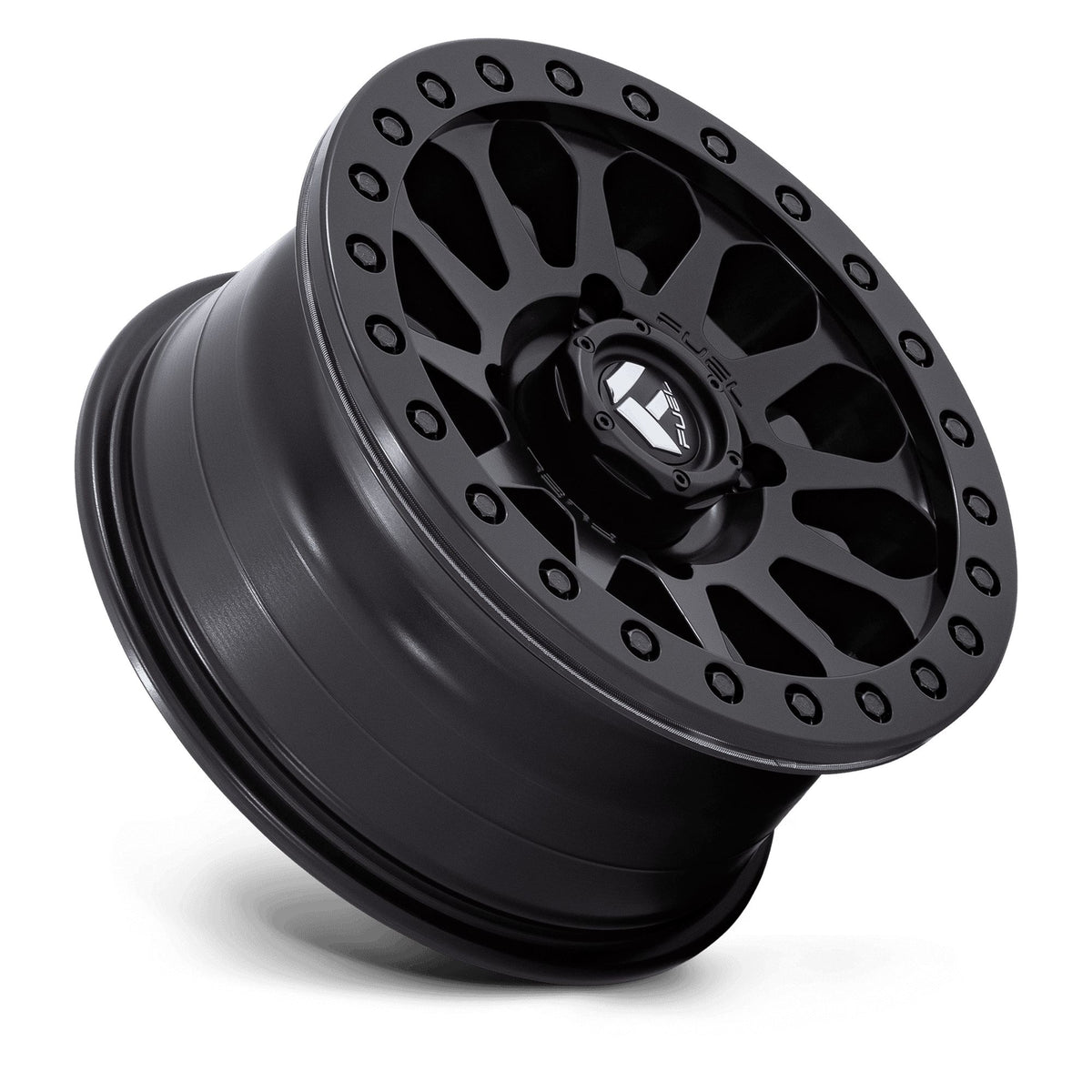 FUEL WHEELS VECTOR BEADLOCK-Wheels-Fuel Wheels-MATTE BLACK-14&quot; diameter - 14X7 13mm offset - 4X156 bolt pattern-Black Market UTV