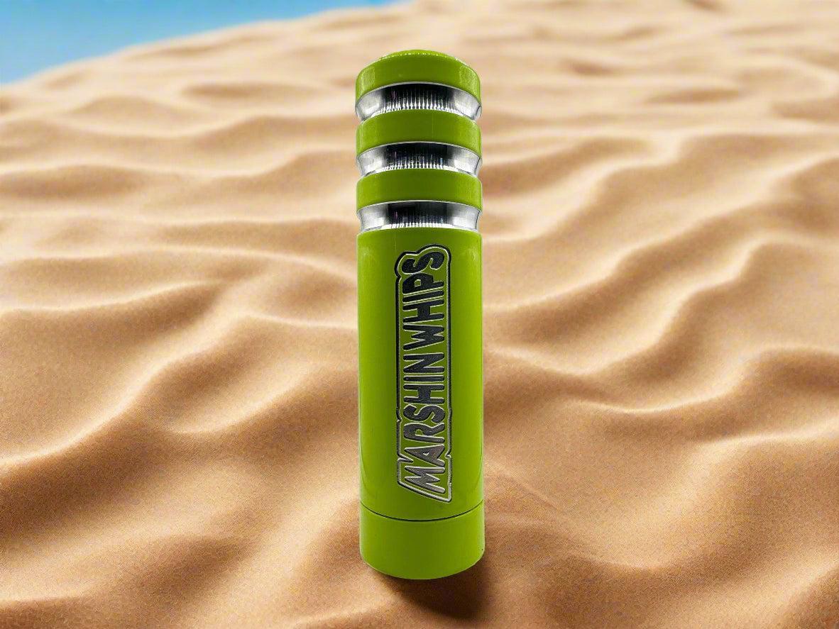 Game Changer LED Whip - Savage Sage Green Single-Marshin Whips-2 FT-RED-Black Market UTV