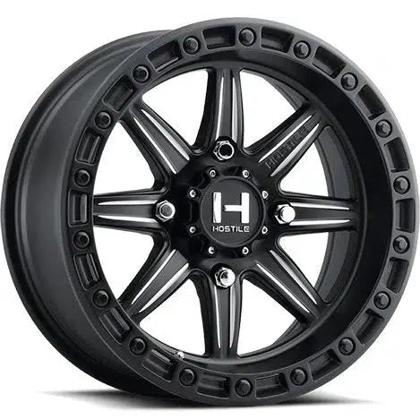 H109 ALPHA UTV WHEEL (SATIN BLACK MILLED)