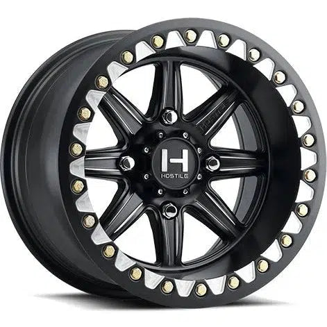 H309 ALPHA UTV BEADLOCK WHEEL (SATIN BLACK MILLED)