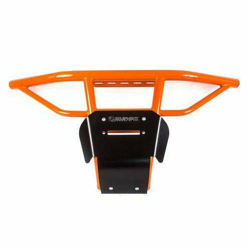 POLARIS RZR (2014-2020) HD FRONT BUMPER-Bumper-HMF Racing-Orange-Black Market UTV