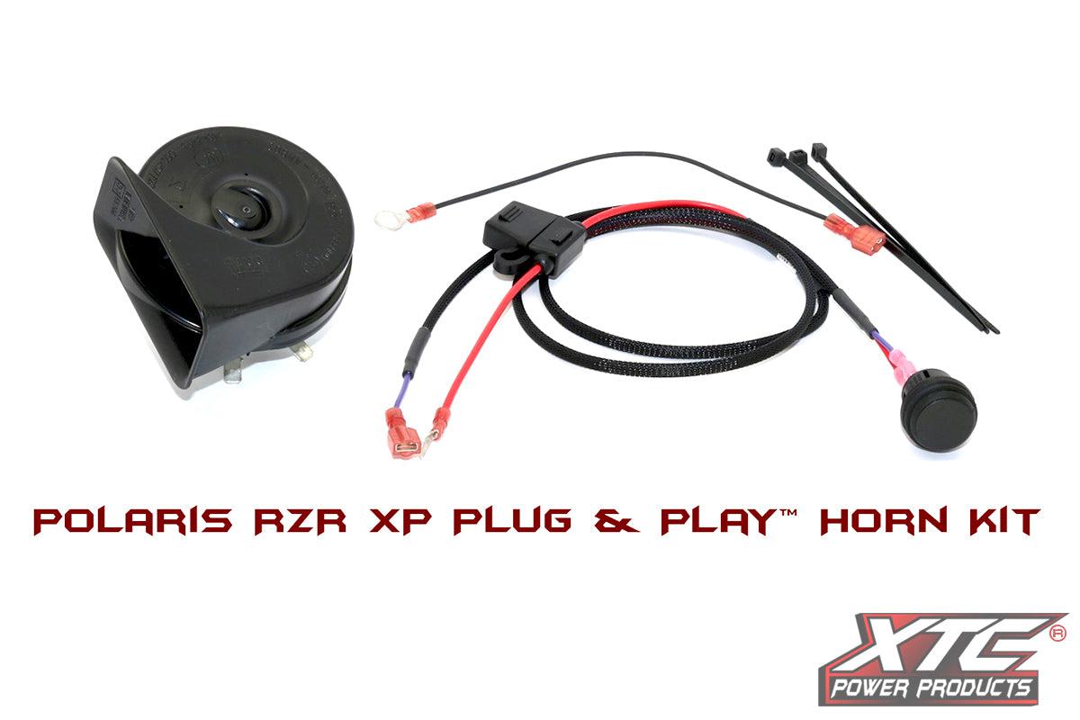 POLARIS RZR PLUG &amp; PLAY HORN KIT-Wiring-XTC-Black Market UTV
