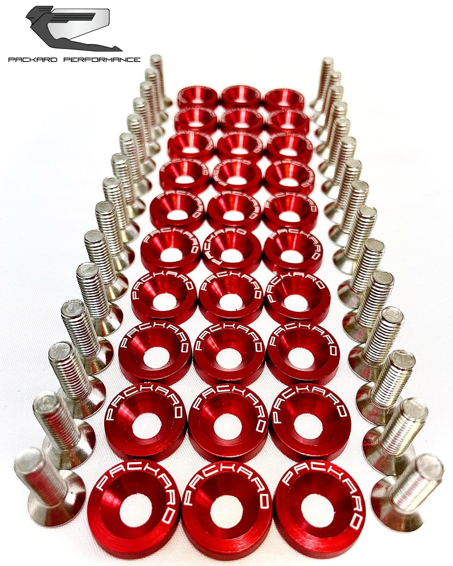 PACKARD PERFORMANCE BILLET FENDER WASHERS 30PCS