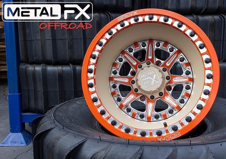 BALLISTIC FORGED BEADLOCK WHEEL (CUSTOM)-Wheels-Metal FX Offroad-15x8 | -13mm / 3.5+4.5/4x136/ 4x137-RAW-Black Market UTV