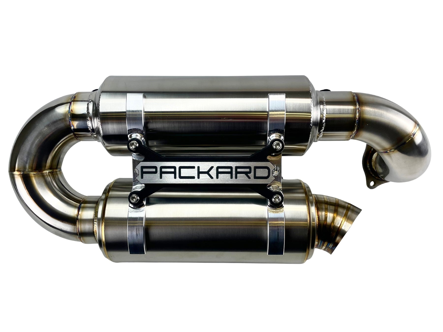 PACKARD PERFORMANCE 3" SLIP ON EXHAUST (DUAL MUFFLER) FOR POLARIS RZR-Exhaust-Packard Performance-Black Market UTV