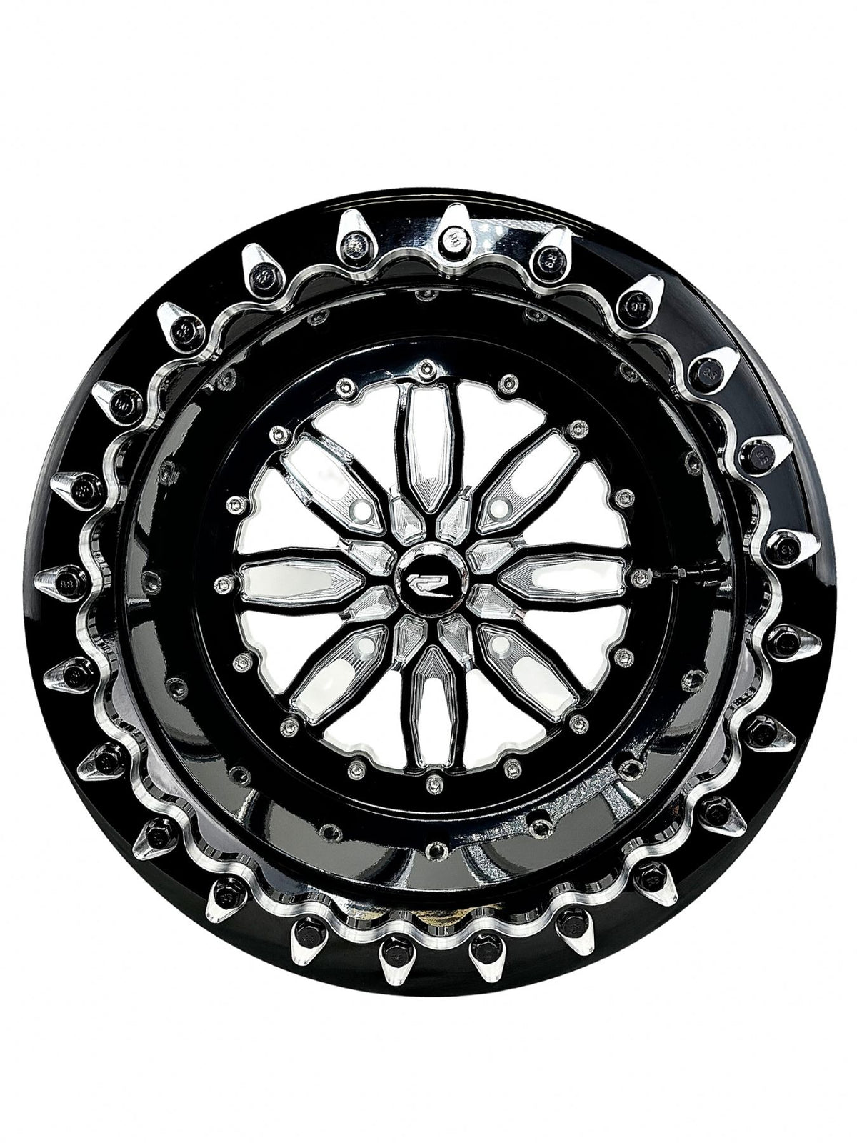ICON - BEADLOCK - GLOSS BLACK BY ULTRA-LIGHT-Wheels-Packard Performance-15x7 | 4x136-Black Market UTV