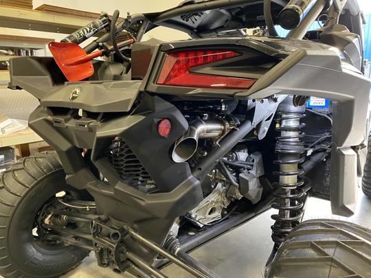 Treal Performance | 2017-2025 Can-Am X3 Race Rear Exhaust Sections-Exhaust-Treal Performance B2B-Ultra Race Rear Section-Black Market UTV