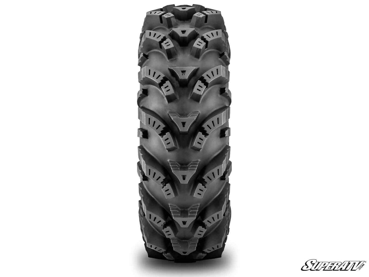 Intimidator Tires 34x10x15 on 15&quot; Satin Black Hellfire Wheels 4/136 Pattern-Wheels-Super ATV-Black Market UTV