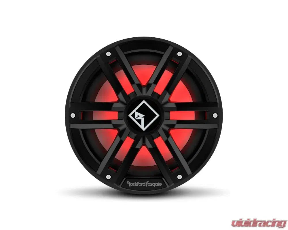 Rockford Fosgate M2 10&quot; DVC 2-Ohms Color Optix Sealed Enclosure Marine Subwoofer-Audio-Rockford Fosgate-Black-Black Market UTV