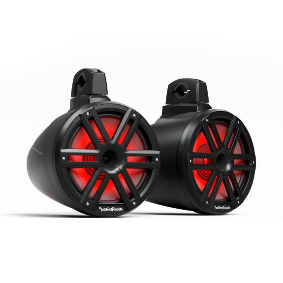 M2 10&quot; Color Optix™ 2-Way Horn Loaded Tower Speakers (pr) - Black-Audio-Rockford Fosgate-Black Market UTV