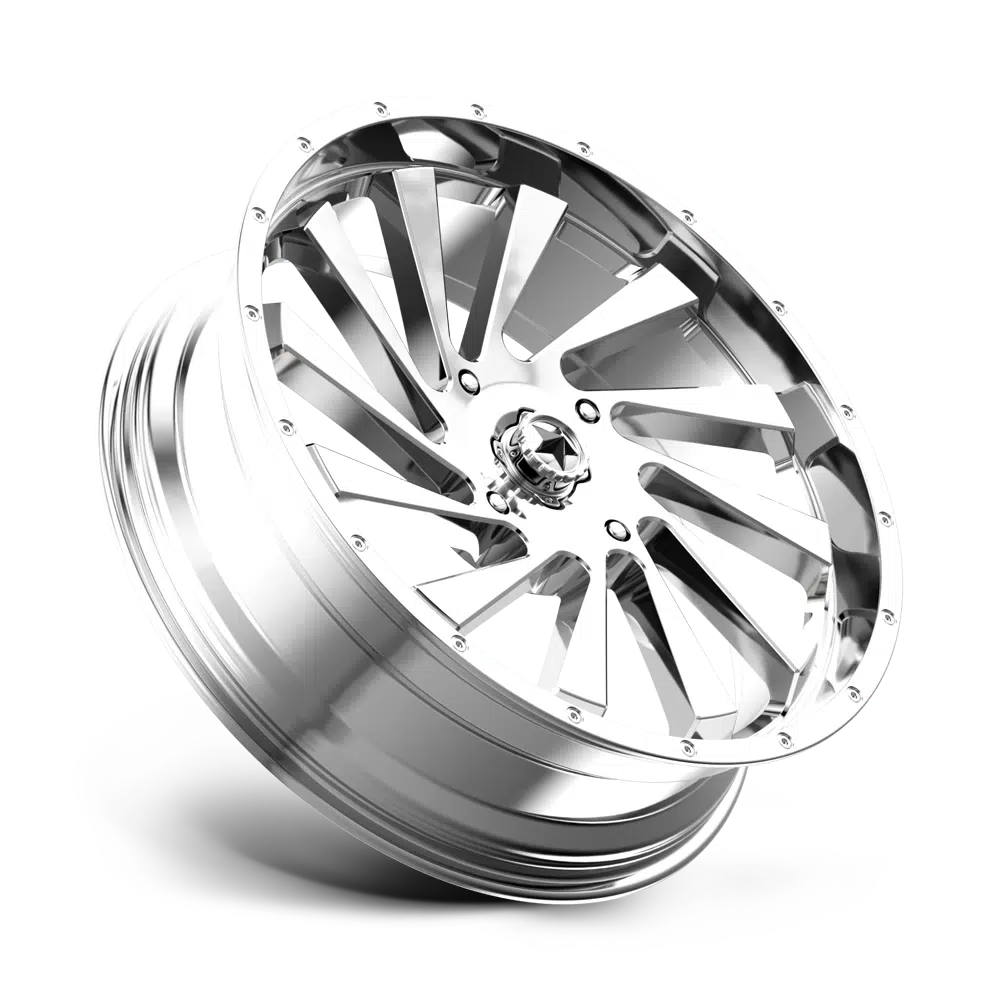 MSA BLADE WHEEL-Wheels-MSA-GLOSS BLACK MILLED-18&quot; diameter - 18X7 00mm offset - 4X110 bolt pattern-Black Market UTV